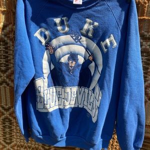 vintage duke blue devils sweatshirt